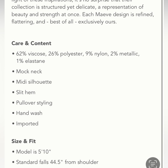 Measurements posted ! Space dye Maeve anthro midi dress - Picture 5 of 11